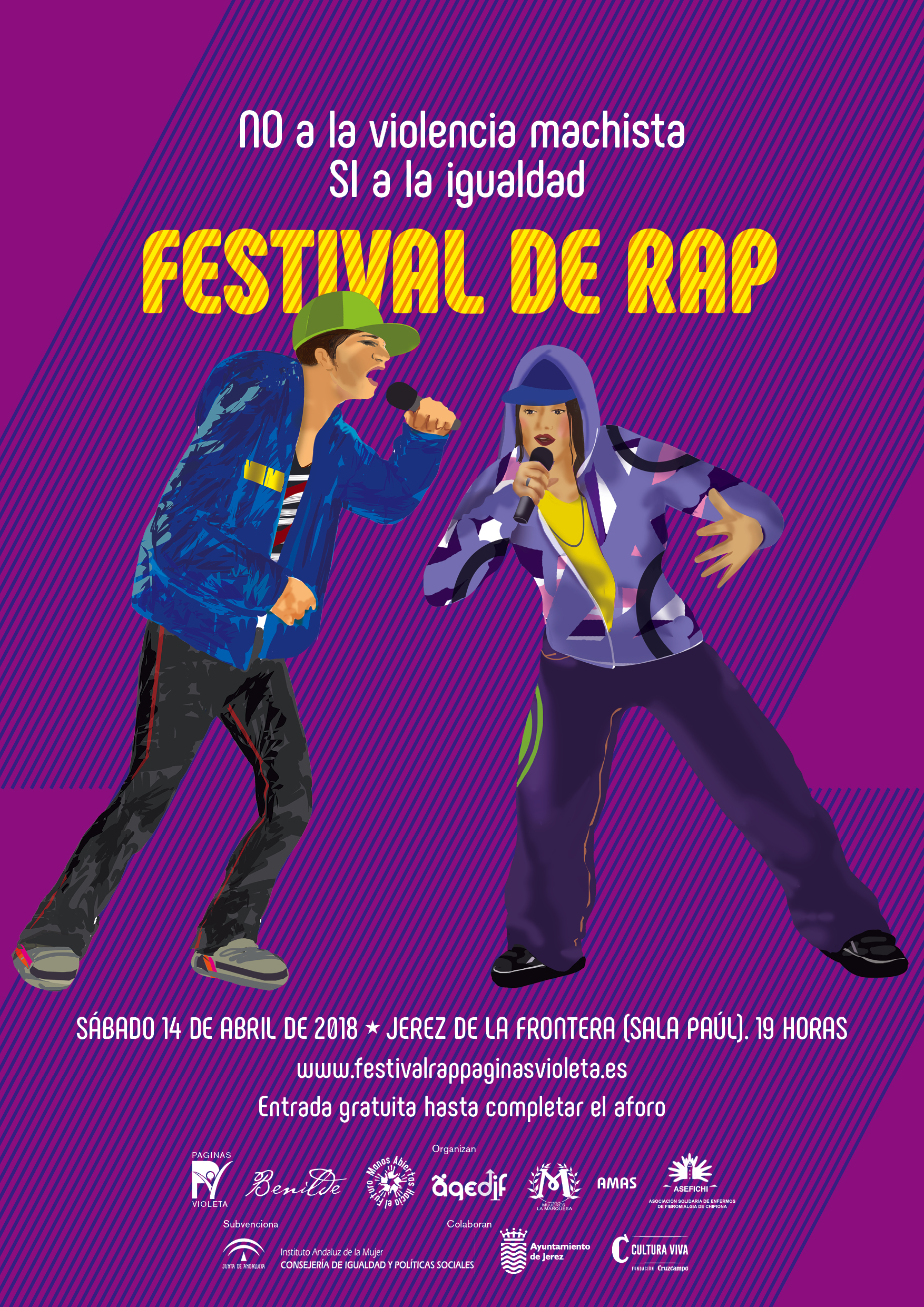 Festival de rap “No a la violencia machista, sí a la igualdad”