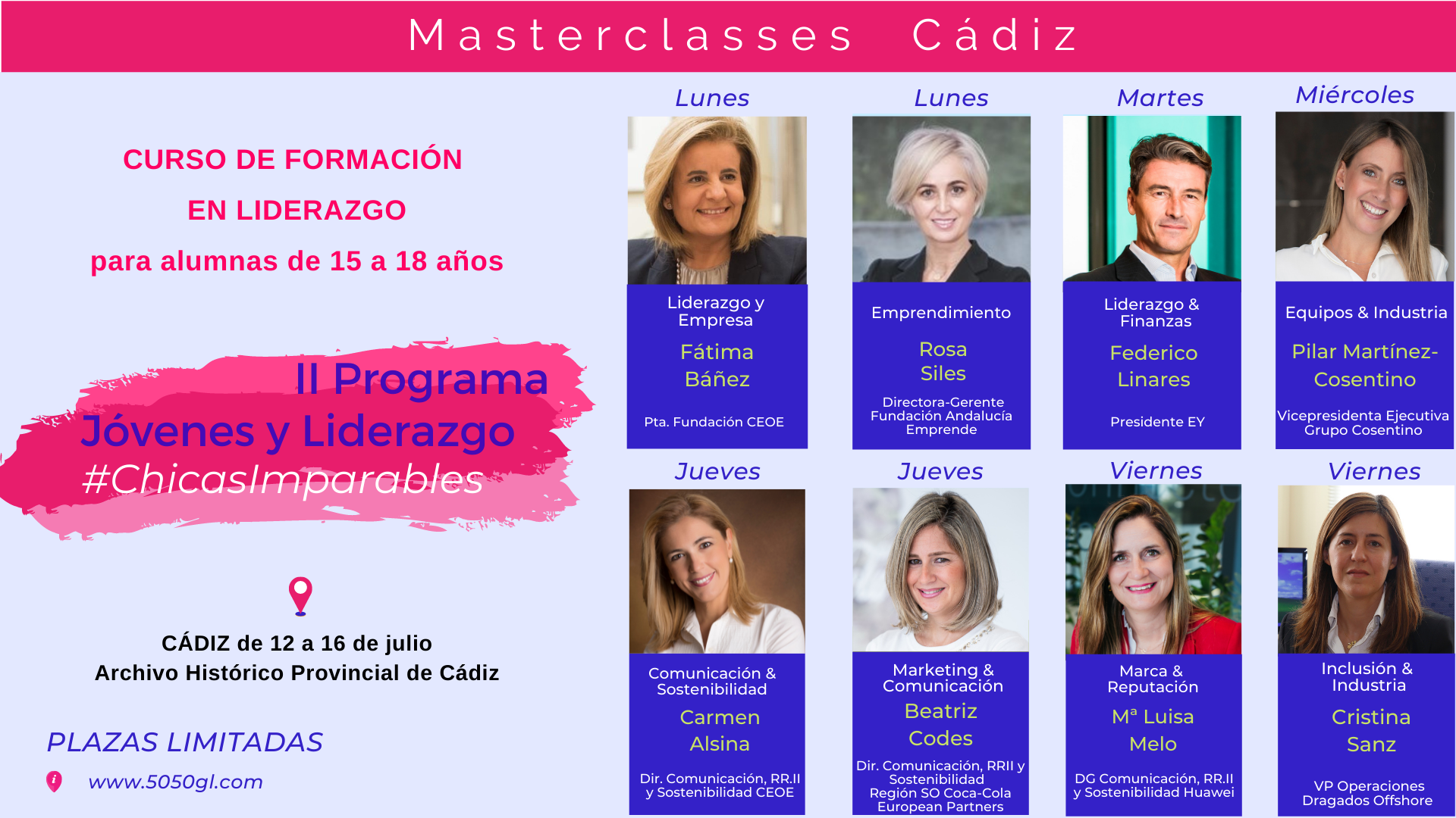 Formacion en Liderazgo Femenino.- #ChicasImparablesSummer 2021