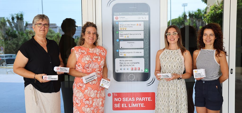 La UCA y el Ayuntamiento de Puerto Real ponen en marcha en el Campus una campaña gráfica contra l...